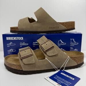 NIB • Birkenstock Arizona Soft Footbed Waxy Leather Size:41 L10/M8 Normal Width